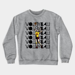 Volleyball Oldschool Game Birthday Gift Shirt Crewneck Sweatshirt